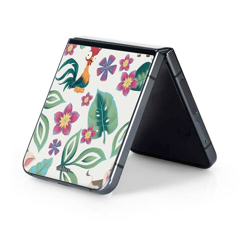 Disney Princess Moana Pua and Heihei Pattern Galaxy Z Flip5 5G Skin